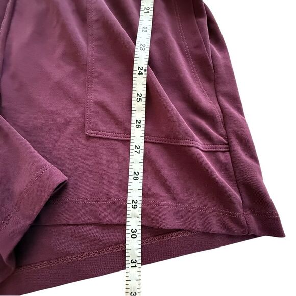 Lou & Grey Burgundy Sandwashed Sleeveless Romper size small - Picture 6 of 9